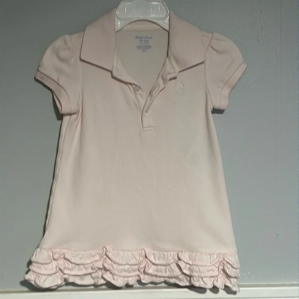 Preloved Ralph Lauren Light Pink Collared Dress size 18M